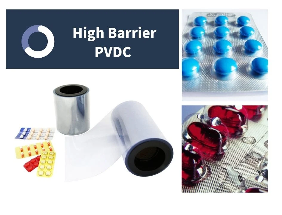 High Barrier Pharmaceutical PVC/PVDC Compound Hard Film for Blister