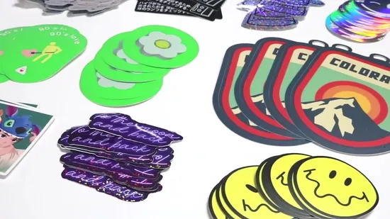 Custom Kiss Cut Washi A4 Vinyle Auto-adhésif Jet d'encre 8,5 x 11 Feuille d'autocollant blanc uni