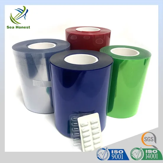 Hsqy 0,25 mm 0,3 mm 0,4 mm Film PVC souple de médecine pour l'emballage pharmaceutique