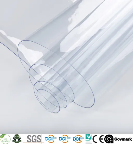 Film d'emballage PVC Film transparent super clair Feuille de PVC